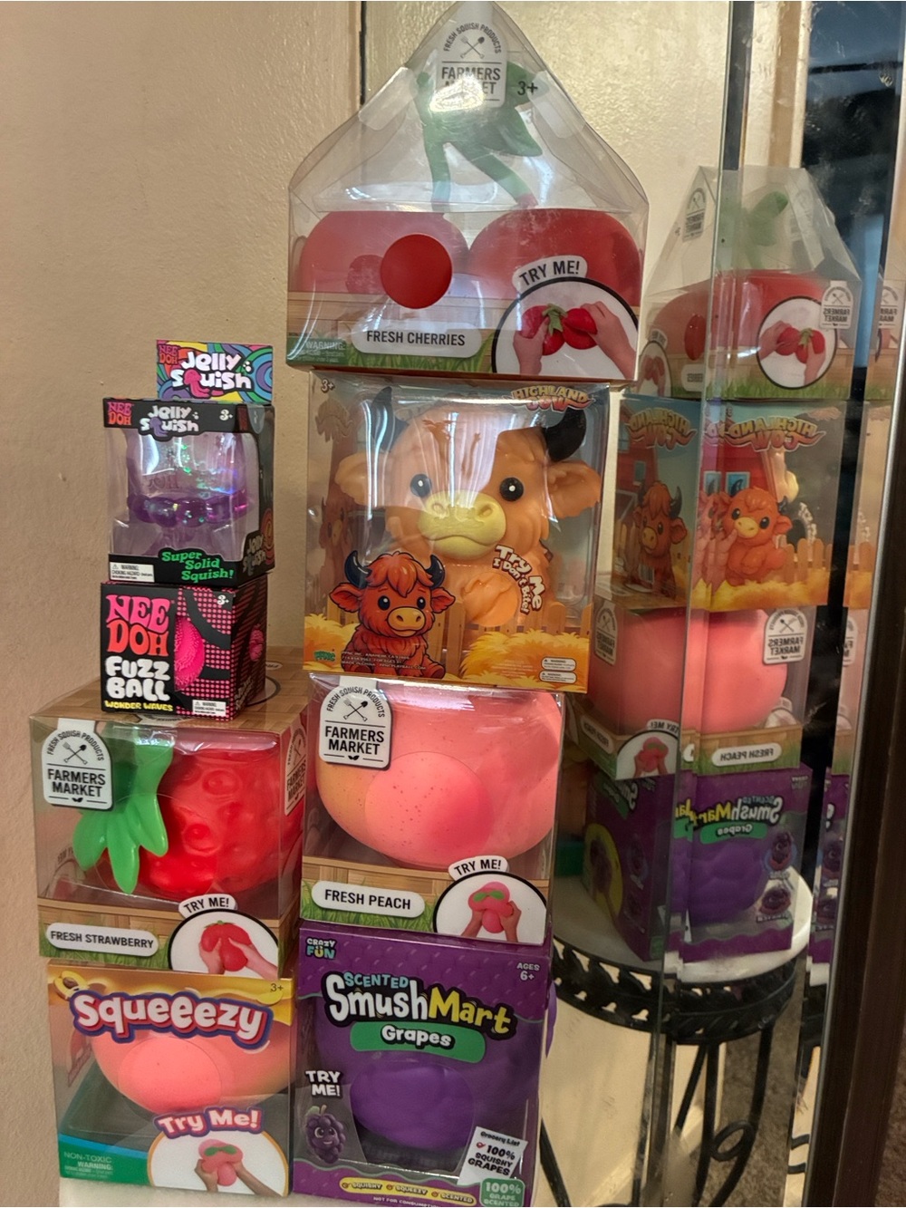 Fresh Peach Scented Kids Toy Plush - Pink